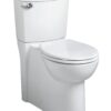 American Standard 2988.813.020 Toilet, White Right Hand Round Front 16 61bSPhSfC L