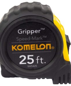 Alternative view of Komelon SM5425 Speed Mark Gripper Acrylic Coated Steel Blade Measuring Tape, 1-Inch X 25Ft , White 25 FT