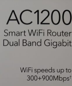 NETGEAR WiFi Router (R6230) - AC1200 Dual Band Wireless Speed (up to 1200 Mbps) | Up to 1200 sq ft Coverage & 20 Devices | 4 x 1G Ethernet and 1 x 2.0 USB ports AC1200 WiFi Router 25 61bTbknvJkL