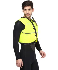 Phantom Aquatics Jacket Style Zippered Snorkel Vest Yellow 6 61bY7QQD7UL