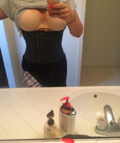 Ann Chery 2021 Corset Waist Trainer for Women - Colombian Waist Cincher - 3 Hook Latex Body Shaper Medium Black 32 61bZcFRmjSL