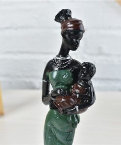 Gedengni African Tribal Women Collectible Figurines for Mother's Gifts,Green,Pack of 3 Green State 19 61bdLgOnEEL