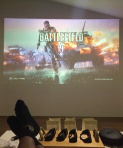 DLP LINK 144 Hz Ultra-Clear HD 4 PACK 3D Active Rechargeable Shutter Glasses for All 3D DLP Projectors - BenQ, Optoma, Dell, Mitsubishi, Samsung, Acer, Vivitek, NEC, Sharp, ViewSonic & Endless Others! 20 61bdkK9OIL