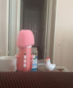 ZealSound Gaming USB Pink Microphone with Quick Mute for Phone Computer PC PS5,Studio Mic with Gain Control,Echo&Monitor Volume Adjust for Streaming Vocal Recording ASMR Podcast Video K66 25 61beBuD2CaL