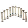 SCStyle Inline Skate Wheel 15/64" Shaft Hex Socket Screw (10XSilver) Set of 10 19 61beQlnuOGL