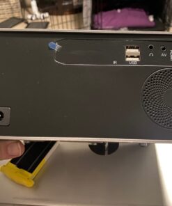 Projector with WiFi and Bluetooth, ASAKUKI Native 1080P 4K Support 450 ANSI Outdoor Movie Proyector, Indoor Home Theater w/ Portable Bag, Compatible w/ Sticks/Phone/iphone/Laptop 52 61bfUJa5C9L