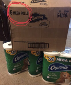 Charmin Ultra Gentle Toilet Paper, 18 Mega Rolls = 72 Regular Rolls 6 Count (Pack of 3) 36 61bgB5RN oL