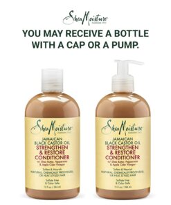 Shea Moisture Curly Hair Product Bundle Shampoo 16 Fl Oz, Conditioner 13 Fl Oz, Leave in Conditioner 15 Oz, Jamaican Black Castor Oil for Healthy Hair Growth, Strengthen & Restore, Sulfate Free 3 Piece Set 25 61bh9oX5oVL
