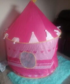 POCO DIVO Crown Princess Castle Girls Outdoor Tent Pink Indoor Play House 33 61bidkMdRxL