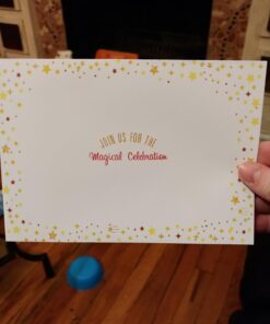 T-Antrix 24 Pcs Unicorn Invitations with 24 Envelopes, Double Sided Rainbow Glitter Unicorn Birthday Party Invitation Cards for Kids Birthday Baby Shower Unicorn Party Supplies 34 61bie0uHamL