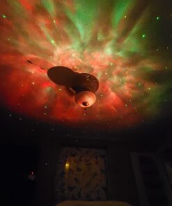 SunTime Star Projector Galaxy Night Light - Astronaut Starry Nebula Ceiling LED Lamp with Timer and Remote, Gift for Kids Adults for Bedroom, Christmas, Birthdays, Valentine's Day etc. White 41 61bjZTAgZaL