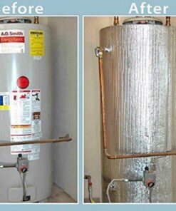 Reflective Water Heater Jacket Insulation Fits 40 Gallon Tank R Value 6 (Tape) 7 61blgYQEYkL