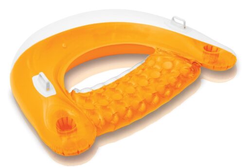 INTEX Sit 'n Float Classic Inflatable Raft Swimming Pool Lounge - (Set of 2)(Colors May Vary)