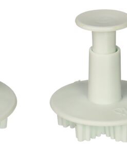 Alternative view of Longzang 3-Piece Decorating Fondant Embossing Tool Snow Flower Plunger Cake Cutter 1 White