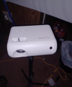 Mini Projector, CLOKOWE 2023 Upgraded Portable Projector with 9000 Lux and Full HD 1080P, Movie Projector Compatible with iOS/Android Phone/Tablet/Laptop/PC/TV Stick/Box/USB Drive/DVD/Game Console 56 61bnwjaoptL