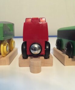 Wooden Train Track 52 Piece Set - 18 Feet Of Track Expansion And 5 Distinct Pieces - 100% Compatible with All Major Brands Including Thomas Wooden Railway System - by Right Track Toys, T 66 61bo06i2nL