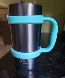 F-32 Handle - 19 COLORS - 20oz Size - Compatible with 20 Oz YETI Tumbler Travel Mug - BPA FREE (20OZ, SEAFOAM BLUE, 1 Count (Pack of 1)) 20ozSeafoam Blue 20.0 ounces 29 61boVPdLlJL