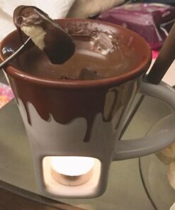 Alternative view of Swissmar F12064 4-Piece Nostalgia Chocolate Fondue Mug Set Modern