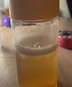 Garden Kombucha Tea, Powder 5g x 20 Sachets (100g/3.52oz) Probiotics, Prebiotics, Sugar Free, Black Tea, Healthy Drink with Bottle (FREE BOTTLE SHAKER) (Peach) Peach 32 61bpSes4vvL