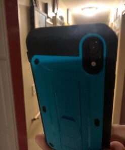 SupCase Unicorn Beetle Pro Series Case Designed for iPhone XR, with Built-in Screen Protector Full-Body Rugged Holster Case for iPhone XR 6.1 Inch (2018 Release) (Blue) Blue 27 61bqBikKJL