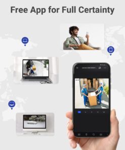 ANNKE H.265+ 8CH Home Security Camera System with Human/Vehicle Detection, 5-in-1 AI DVR Recorder and 4 x 1080P CCTV Indoor & Outdoor Turret Cameras, 100 ft Night Vision, Email Alert, No Hard Drive 18 61bsNxDKngL 1