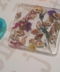 6 Pack Big Designs Resin Molds,Square Round Silicone Jewelry Casting Molds Coaster Molds for Resin Jewelry Making DIY Craft 29 61btGENnnbL