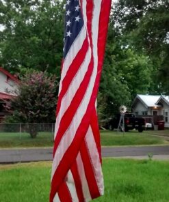 Vet-Mart American Flag, Embroidered Stars and Sewn Stripes, 3-Feet-by-5-Feet 3x5 feet 37 61buwB8GDXL