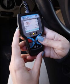 BLCKTEC 420 Bluetooth OBD2 Scanner Diagnostic Tool - Vehicle Code Reader for Car - Clears Check Engine Light - Comes with Premium OBD App On IOS & Android - Works For All Cars 1996 & Newer 43 61bv1Ll5UL