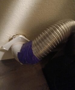 Lambro Industries 4004 Quick Connect Flexible Aluminum Duct Dryer Vent Kit 26 61bv6Q3QdYL