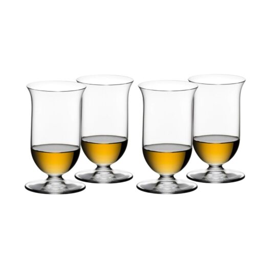 Riedel Vinum Crystal Single Malt Whiskey Glass, Set of 4