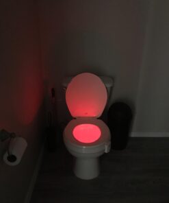 RainBowl Toilet Bowl Night Light with Motion Sensor - Funny Mens Stocking Stuffers 2023 - Unique Cool Gadget - Gag Christmas Gift for Dad, Boyfriend, Husband - White Elephant Gifts Idea, Secret Santa 49 61bvnnnICxL