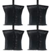 ABCCANOPY Canopy Weights 112 LBS Gazebo Tent Sand Bags,4pcs-Pack (Black) Medium Black 49 61bwDgHRciS