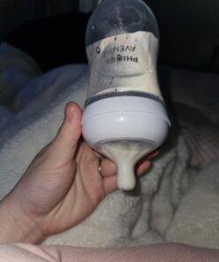 Philips AVENT Natural Baby Bottle with Natural Response Nipple, Clear, 9oz, 4pk, SCY903/04 4 Pack 32 61bxCu bQxL