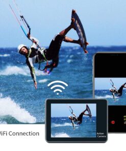 Alternative view of MOUNTDOG Action Camera Underwater Waterproof 30M Camera with 2" LCD Wide Angle View Sports Action Camera with 10M WiFi Wireless Control and Portable Camera Bag Black