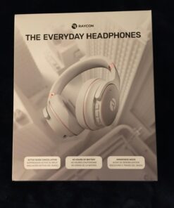 Raycon Everyday Wireless Bluetooth Over Ear Headphones, with Active Noise Cancelling, Awareness Mode and Built in Microphone, IPX 4 Water Resistance, 38 Hours of Battery Life (Rose Gold) Rose Gold 31 61bxnwPLx L