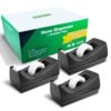 Tape Dispenser Desk with 3 Rolls Invisible Tape Dispensers Non-Skid Pad Design Tape with Dispenser, Wide Application for School, Home, Gift Wrapping 14 61bxtg1rLJL