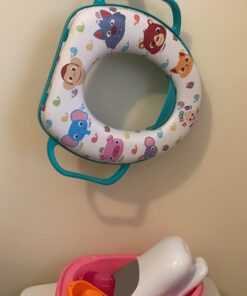 Ubbi Multi-Use Potty and Utility Hook, No Hardware Or Installation Needed, Durable and Sturdy to Hang Over Toilet Tank Or Door, Polypropylene, White Multi-Use Hook 25 61byW6q75L