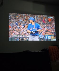 5G WiFi Bluetooth Projector, TOPTRO TR23 Outdoor Projector 1080P Supported 15000 Lumen, Mini Projector with 360 Degree Surround Sound, Dust-Proof, Projector Compatible with TV Stick, iOS, Android, PS5 Grey 58 61bz2tJx2OL