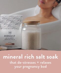 The Honest Company Honest Mama Me Moment Soaking Salts | Calming, Mineral-rich Dead Sea Salt Soak | 2 lbs 11 61bzMT8Y wL