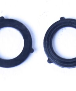 Kasian House Heavy Duty Brass Garden Hose Splitter, Y Valve, 2 Way Connector for Outdoor Faucet, Outside Water Bib Spigot Adapter, Large Comfort Grip Handles, 2 Extra Rubber Washers 14 61c sKBiFYL