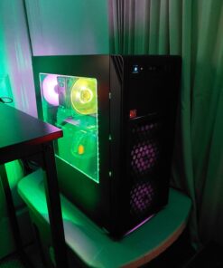 Cooler Master Hyper 212 RGB Black Edition CPU Air Cooler, SF120R RGB Fan, 4 CD 2.0 Heatpipes, Anodized Gun-Metal Black, Brushed Nickel Fins, RGB Lighting for AMD Ryzen/Intel LGA1151 64 61c0rt0xsL