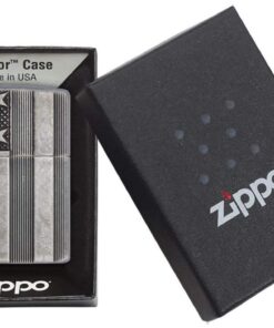 Zippo American Flag Lighters High Polish Chrome Space Design 39 61c2 4nuOtL