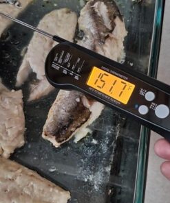 Meat Thermometer Digital, Waterproof Instant Read Meat Thermometers for Grilling and Cooking. Food Thermometer, Kitchen Gadgets, Accessories with Bottle Cap Opener for Kitchen, BBQ, Grill… Black 39 61c2LZvf5bL