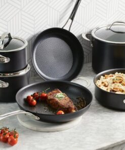 Alternative view of Anolon X Hybrid Nonstick Cookware Induction / Pots and Pans Set, 10 Piece - Dark Gray