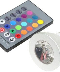 GPCT iMounTEK LED Magic Light Bulb with 16 Colors, 3 Watts, 25000 Hours (Multi Colored (4 Pack)) 10 61c2mG9XPxL