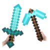 ThinkGeek Minecraft Foam Sword & Pickaxe Combo Set Of 2, Gray/Black, One Size 58 61c3hWauzL