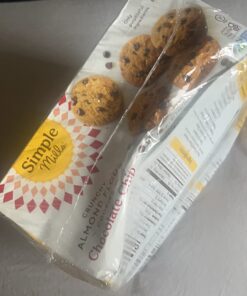 Simple Mills Almond Flour Crunchy Cookies, Chocolate Chip - Gluten Free, Vegan, Healthy Snacks, Made with Organic Coconut Oil, 5.5 oz (Pack of 3) 5.5 Ounce (Pack of 3) 21 61c4iIykqiL