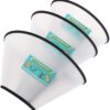 GLADOG Soft Dog Cone Collar, 3 PCS (XL is Only 1 PCS) Flexible Plastic Cone for Dogs After Surgery, Dog Recovery Collar, Adjustable E-Collar for Large/Medium/Small Dogs Cat, Comfy Elizabethan Collar L（Large Dog）