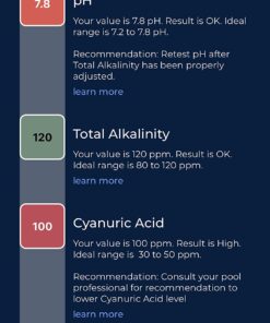 AquaChek Select Connect 7-Way Pool and Spa Test Strips Complete Kit - Pool Test Strips for pH, Total Chlorine, Free Chlorine, Bromine, Alkalinity, Total Hardness, and Cyanuric Acid - (50 Strips) 1-Pack 18 61c7ryu 53L