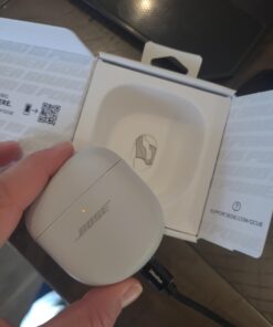 NEW Bose QuietComfort Ultra Wireless Noise Cancelling Earbuds, Bluetooth Noise Cancelling Earbuds with Spatial Audio and World-Class Noise Cancellation, White Smoke 27 61c84wZh9L